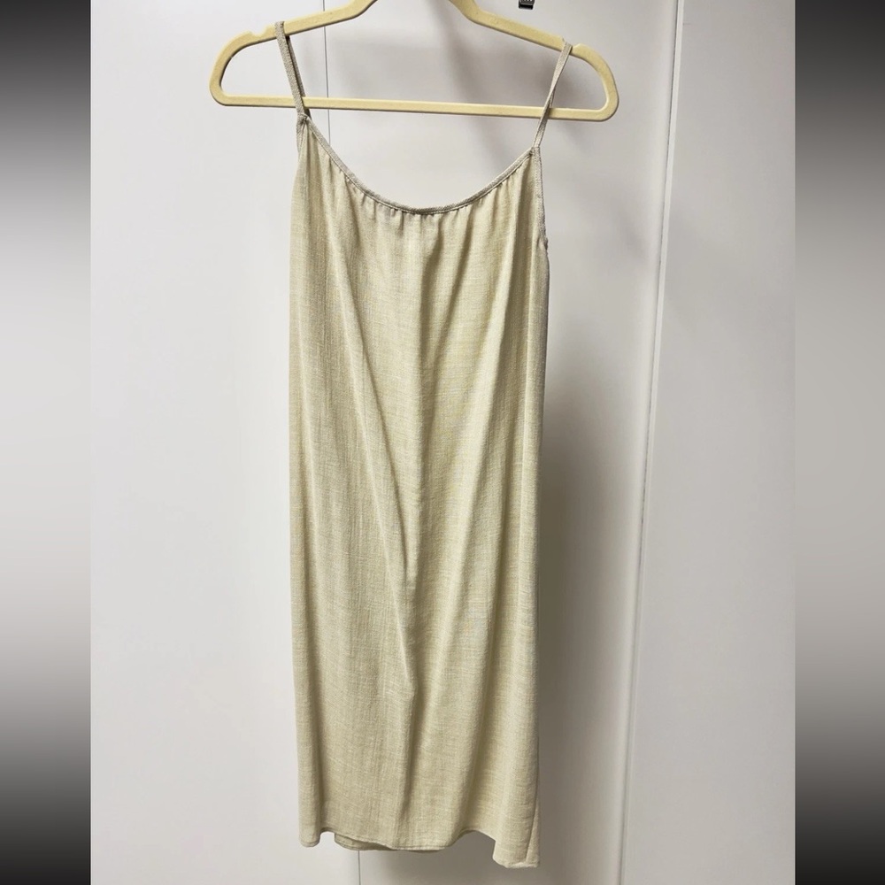 Vintage Fendi 365 Sage Green Camisole Slip Dress vacation beach
